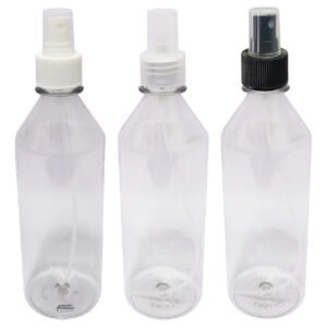 765 Frascos Plásticos Cristal Pet 500ml Válvula Spray S Cos