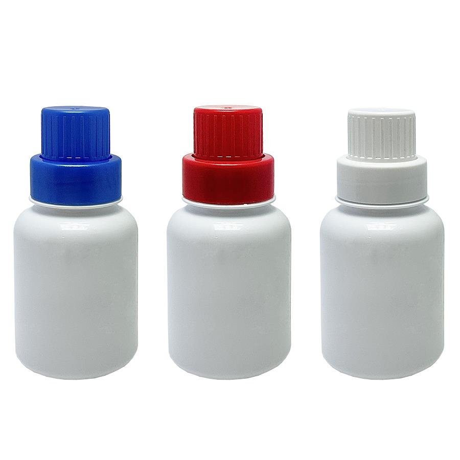 32 FRASCO PLÁSTICO BRANCO 150ML TAMPA DOSADORA 25ML SUP