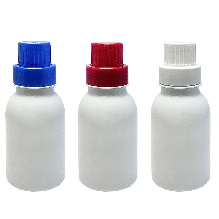 105 FRASCO PLÁSTICO BRANCO 200ML TAMPA DOSADORA 25ML DET