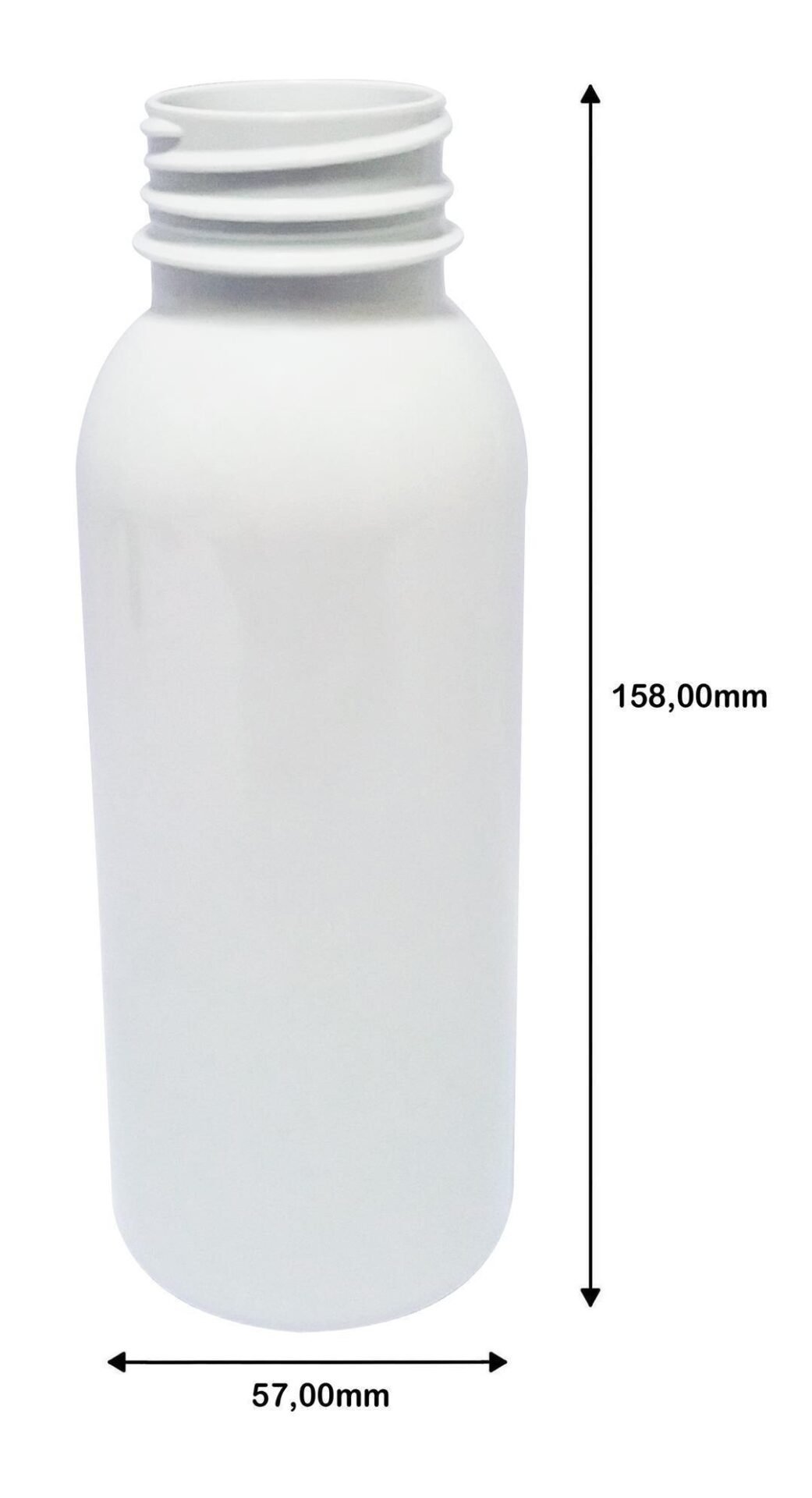 342 FRASCO PLÁSTICO BRANCO 300ML TAMPA DOSADORA 25ML DET - Imagem 4
