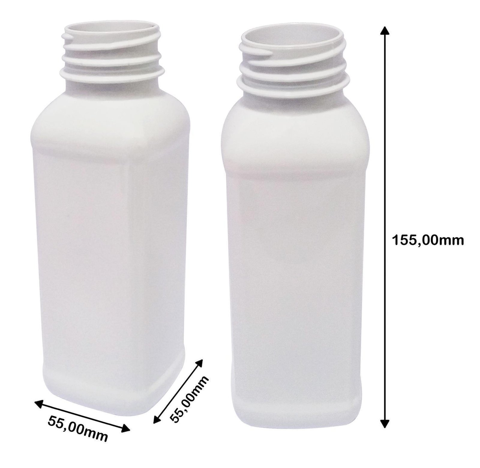 1254 FRASCO PLÁSTICO BRANCO 300ML TAMPA DOSADORA 25ML QUA - Imagem 4
