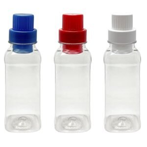 171 FRASCO PLÁSTICO CRISTAL 300ML TAMPA DOSADORA 25ML QUA