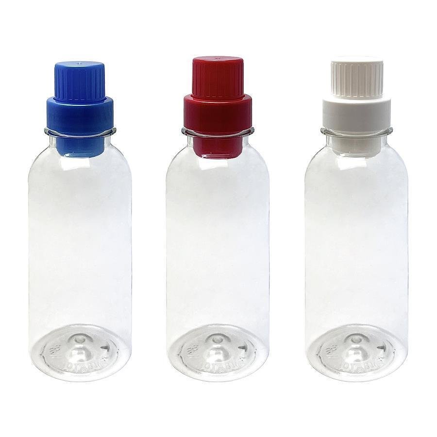 324 FRASCO PLÁSTICO CRISTAL 400ML TAMPA DOSADORA 25ML DET