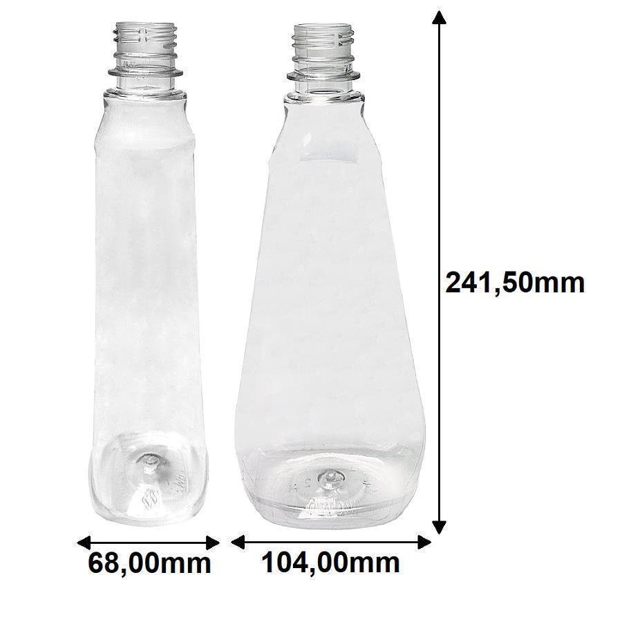 255 FRASCO PLÁSTICO CRISTAL 720ML C/ TAMPA DOSADORA 20ML MEL - Imagem 6