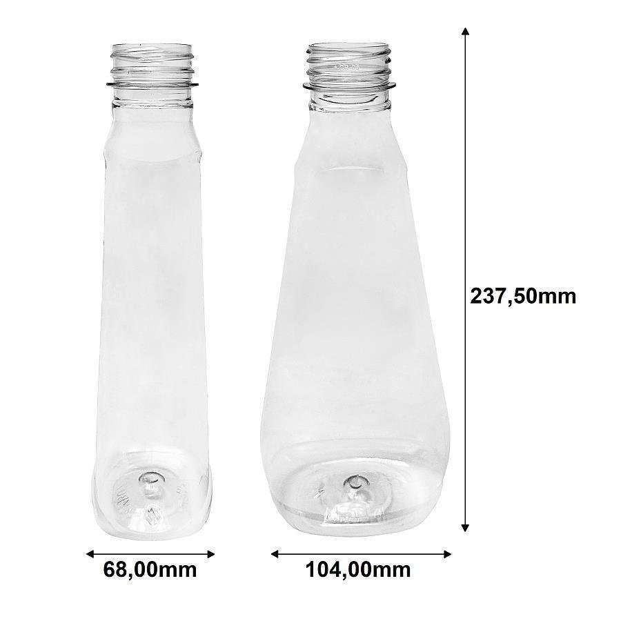 96 FRASCO PLÁSTICO CRISTAL 720ML FLIPTOP PENEIRA PCO38 MEL - Imagem 6