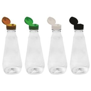 96 FRASCO PLÁSTICO CRISTAL 720ML FLIPTOP BATOQUE PCO38 MEL