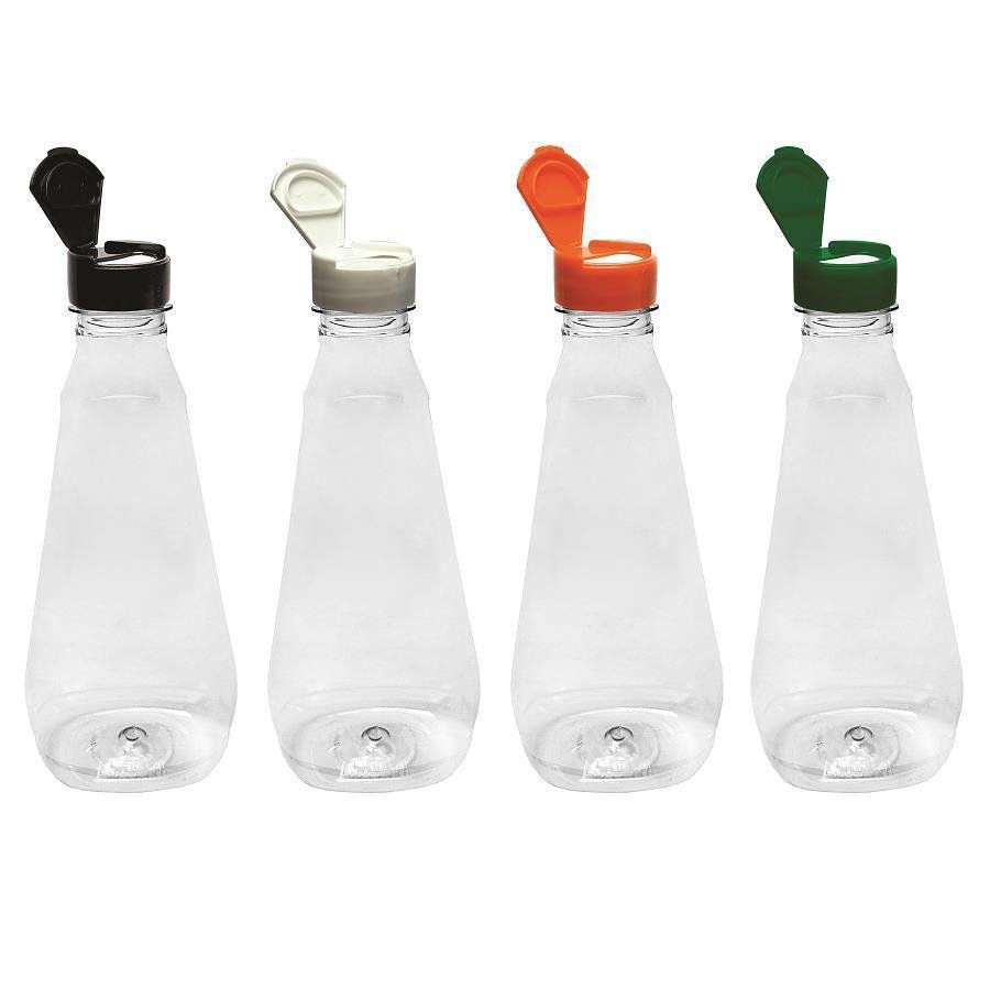 96 FRASCO PLÁSTICO CRISTAL 720ML FLIPTOP CAPSULA PCO38 MEL