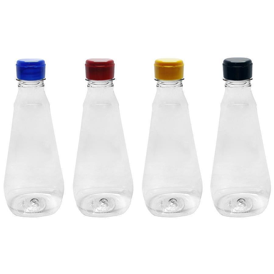 130 FRASCO PLÁSTICO CRISTAL 720ML FLIPTOP C/ ROSCA PCO38 MEL - Imagem 2