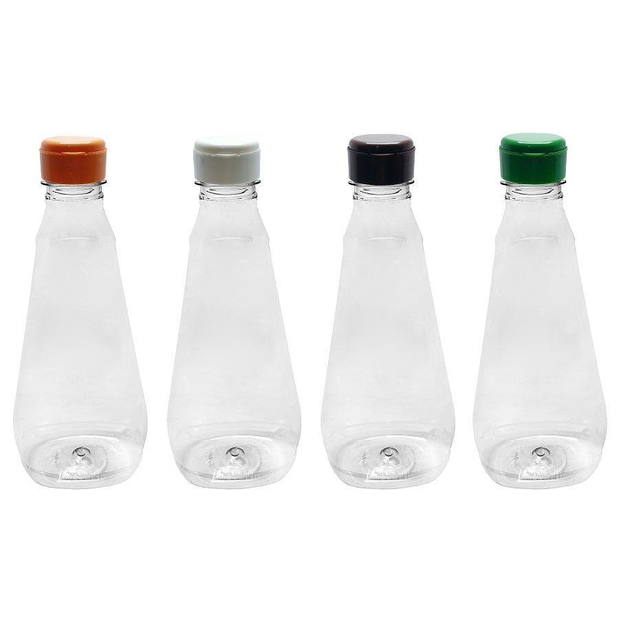 36 FRASCO PLÁSTICO CRISTAL 720ML FLIPTOP C/ ROSCA PCO38 MEL - Imagem 4