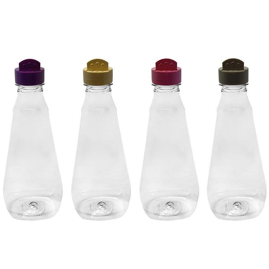 96 FRASCO PLÁSTICO CRISTAL 720ML FLIPTOP TEMPERO PCO38 MEL - Imagem 2