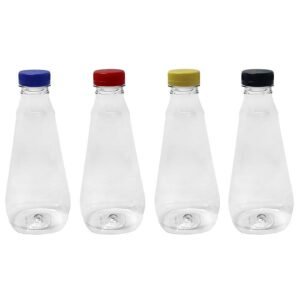 130 FRASCO PLÁSTICO CRISTAL PET 720ML ROSCA LACRE PCO38 MEL