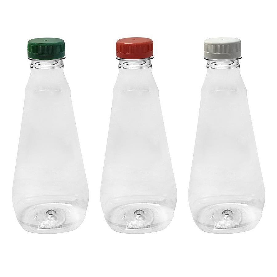 96 FRASCO PLÁSTICO CRISTAL PET 720ML ROSCA LACRE PCO38 MEL - Imagem 2