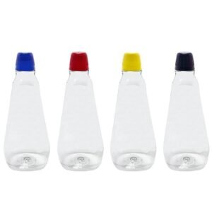 255 FRASCO PLÁSTICO CRISTAL 720ML C/ TAMPA DOSADORA 20ML MEL