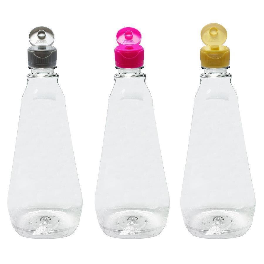 255 FRASCO PLÁSTICO CRISTAL PET 720ML C/ FLIPTOP BATOQUE MEL - Imagem 3