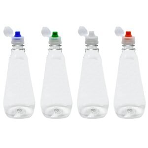 12 FRASCO PLÁSTICO CRISTAL 720ML C/ TAMPA FLIPTOP SPORT MEL