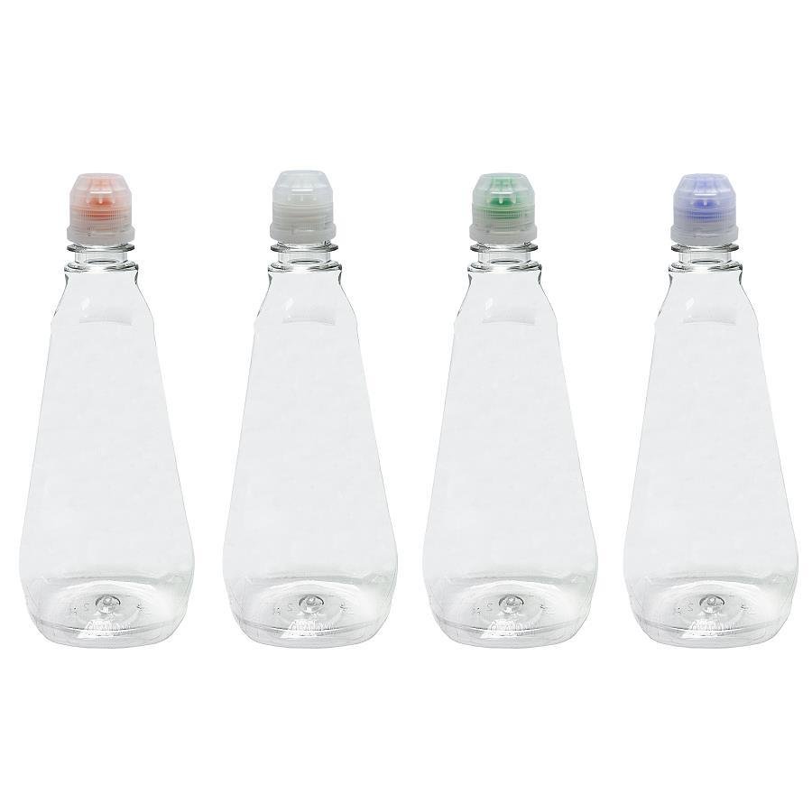 36 FRASCO PLÁSTICO CRISTAL 720ML C/ TAMPA FLIPTOP SPORT MEL - Imagem 4