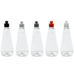 96 FRASCO PLÁSTICO CRISTAL PET 720ML COM TAMPA PUSHPULL MEL