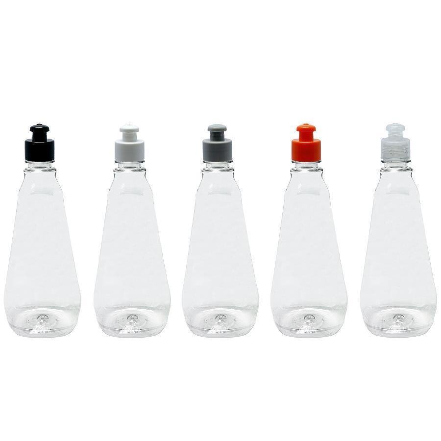 255 FRASCO PLÁSTICO CRISTAL PET 720ML COM TAMPA PUSHPULL MEL