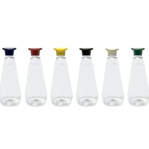 36 FRASCO PLÁSTICO CRISTAL PET 720ML TAMPA ROSCA 2 BICO MEL