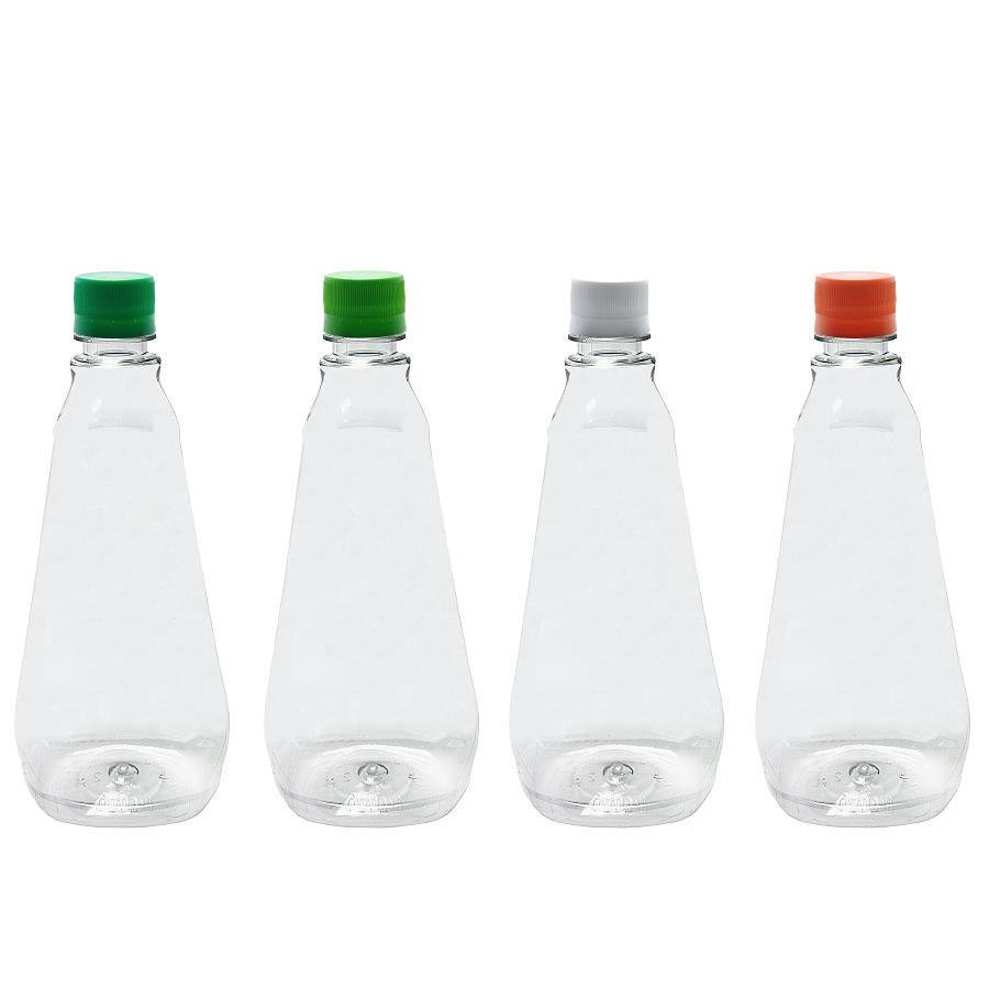 36 FRASCO PLÁSTICO CRISTAL PET 720ML TAMPA ROSCA LACRE MEL - Imagem 2