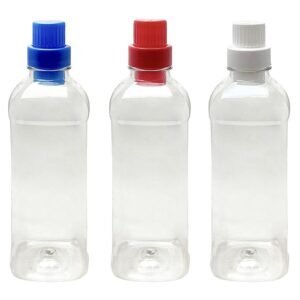 448 FRASCO PLÁSTICO CRISTAL 900ML TAMPA DOSADORA 25ML QUA