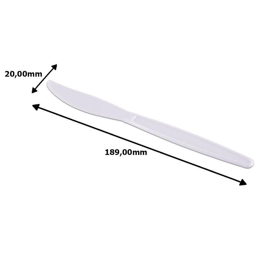 500 FACAS MASTER PLÁSTICO CRISTAL 189X19MM PRAFESTA - Imagem 4