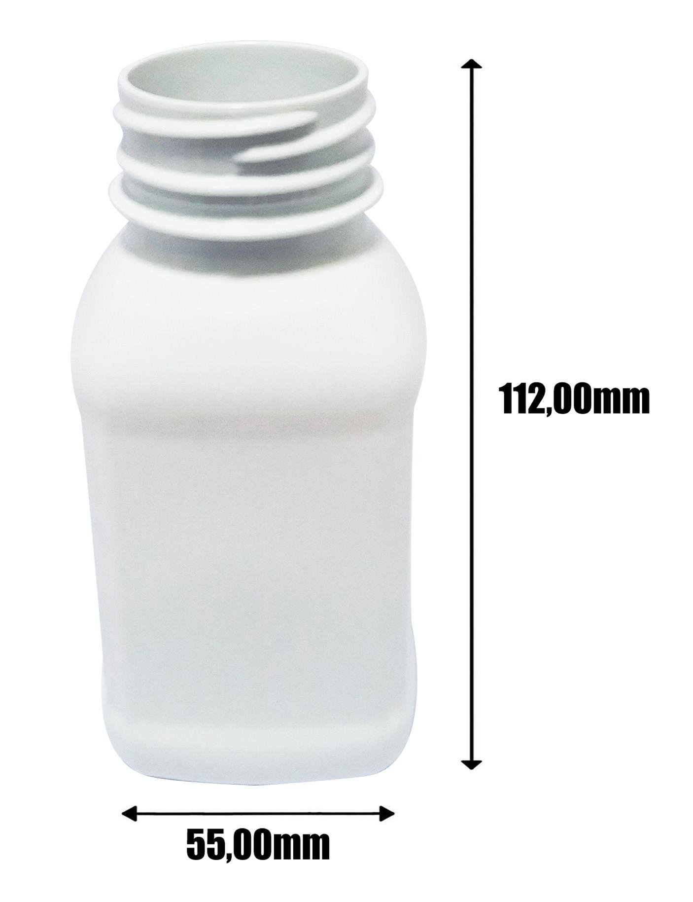 95 FRASCO PLÁSTICO BRANCO 200ML TAMPA DOSADORA 25ML QUA - Imagem 4