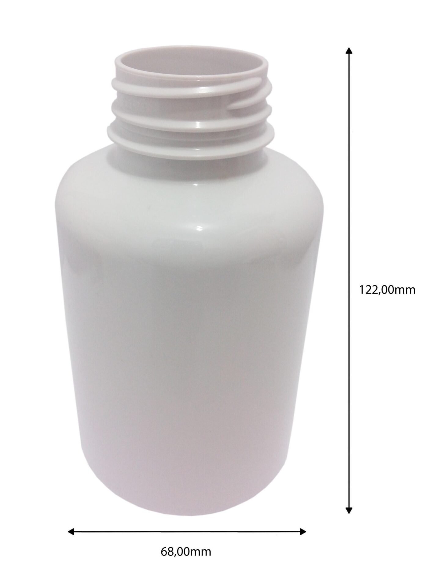 351 FRASCO PLÁSTICO BRANCO 330ML TAMPA DOSADORA 25ML SUP - Imagem 4