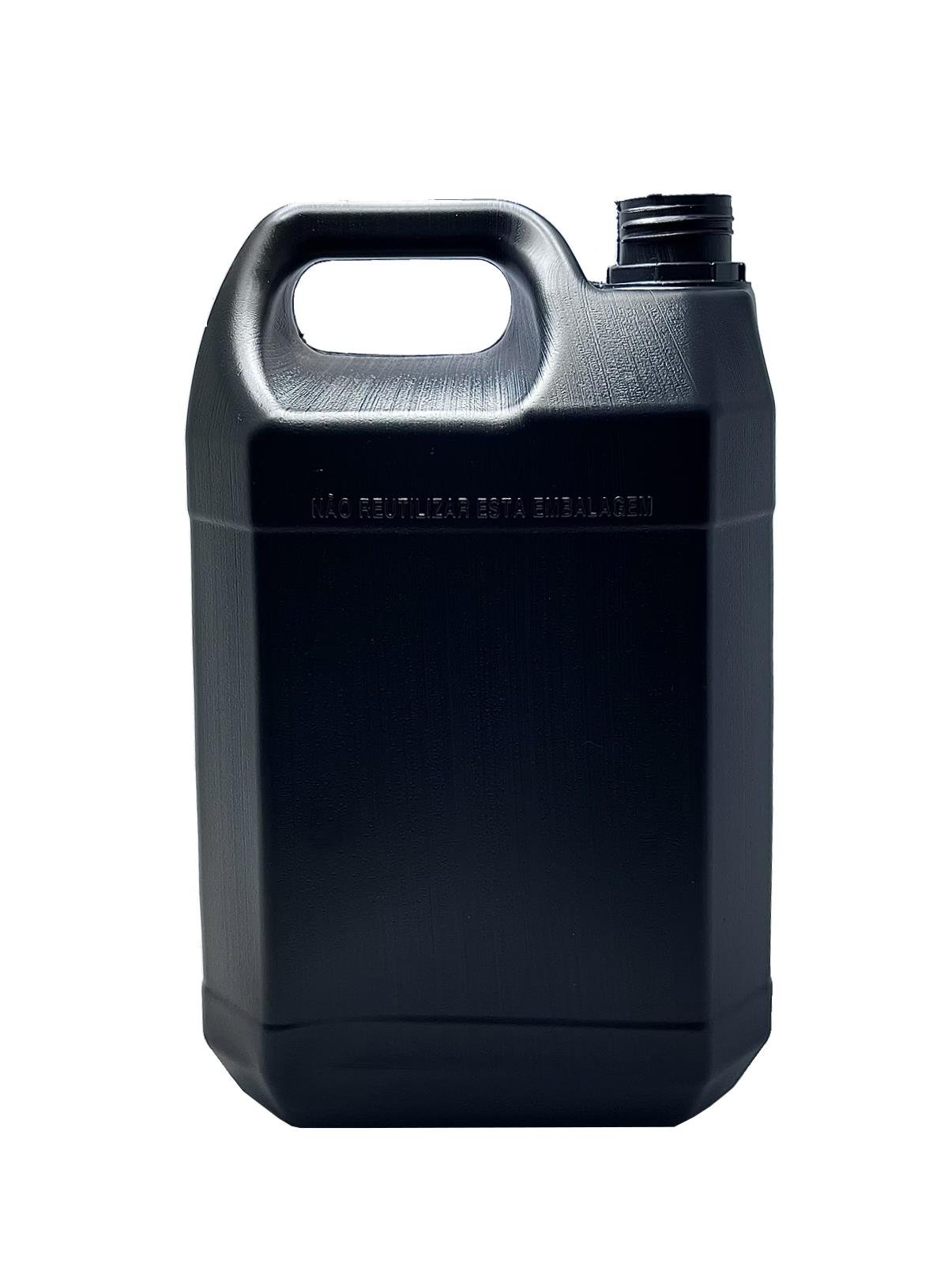 2 GALÃO BOMBONA PRETO PEAD 5L C/ TAMPA ROSCA LACRE E ALÇA - Imagem 3