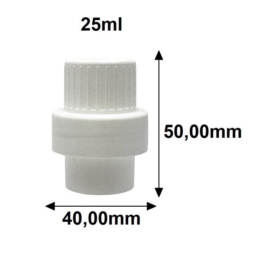 165 TAMPAS PLÁSTICAS COLORIDAS ROSCA DOSADORA 25ML BOCAL 38 - Imagem 2