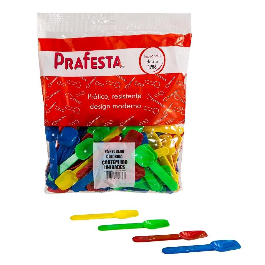 9000 PA PEQUENA COLORIDA PLÁSTICO 74X21MM PRAFESTA - Imagem 2
