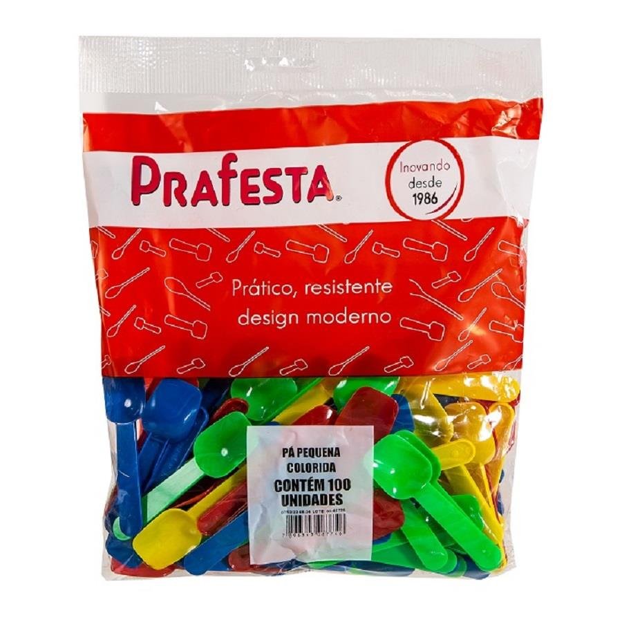 200 PA PEQUENA COLORIDA PLÁSTICO 74X21MM PRAFESTA - Imagem 3