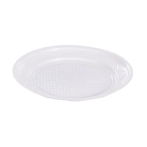 1000 PRATO REDONDO PEQUENO PLÁSTICO BRANCO 150X15MM PRAFESTA