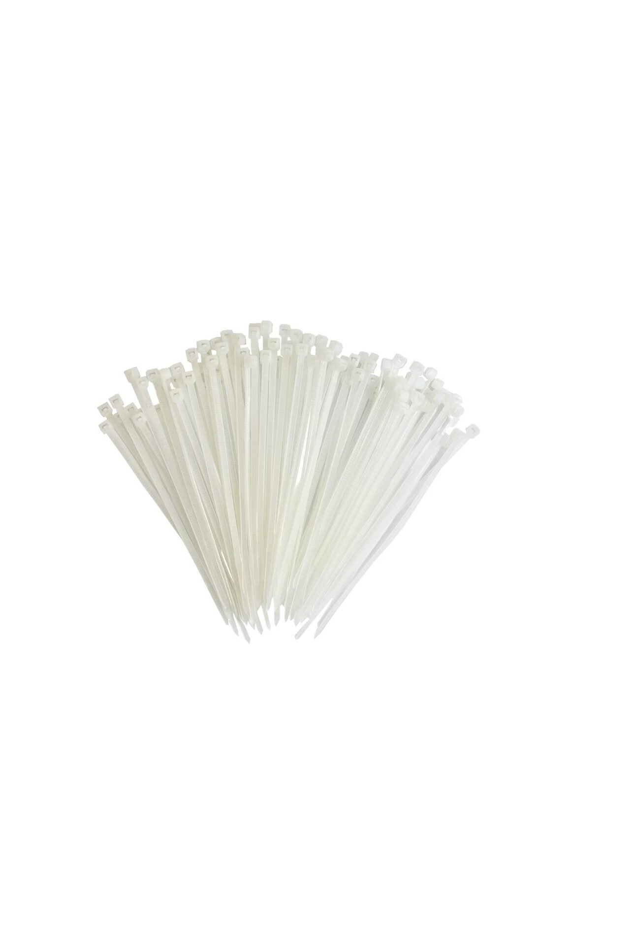 20 PACOTE ABRAÇADEIRAS DE NYLON BRANCA 2,5X100MM C/ 100 UNID