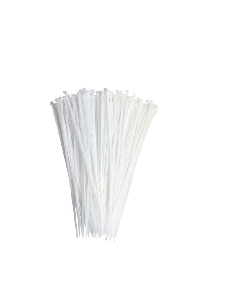 20 PACOTE ABRAÇADEIRAS DE NYLON BRANCA 3,6X250MM C/ 100 UNID