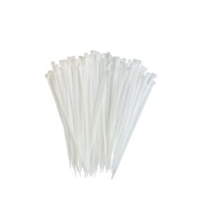 10 PACOTE ABRAÇADEIRAS DE NYLON BRANCA 4,8X200MM C/ 100 UNID