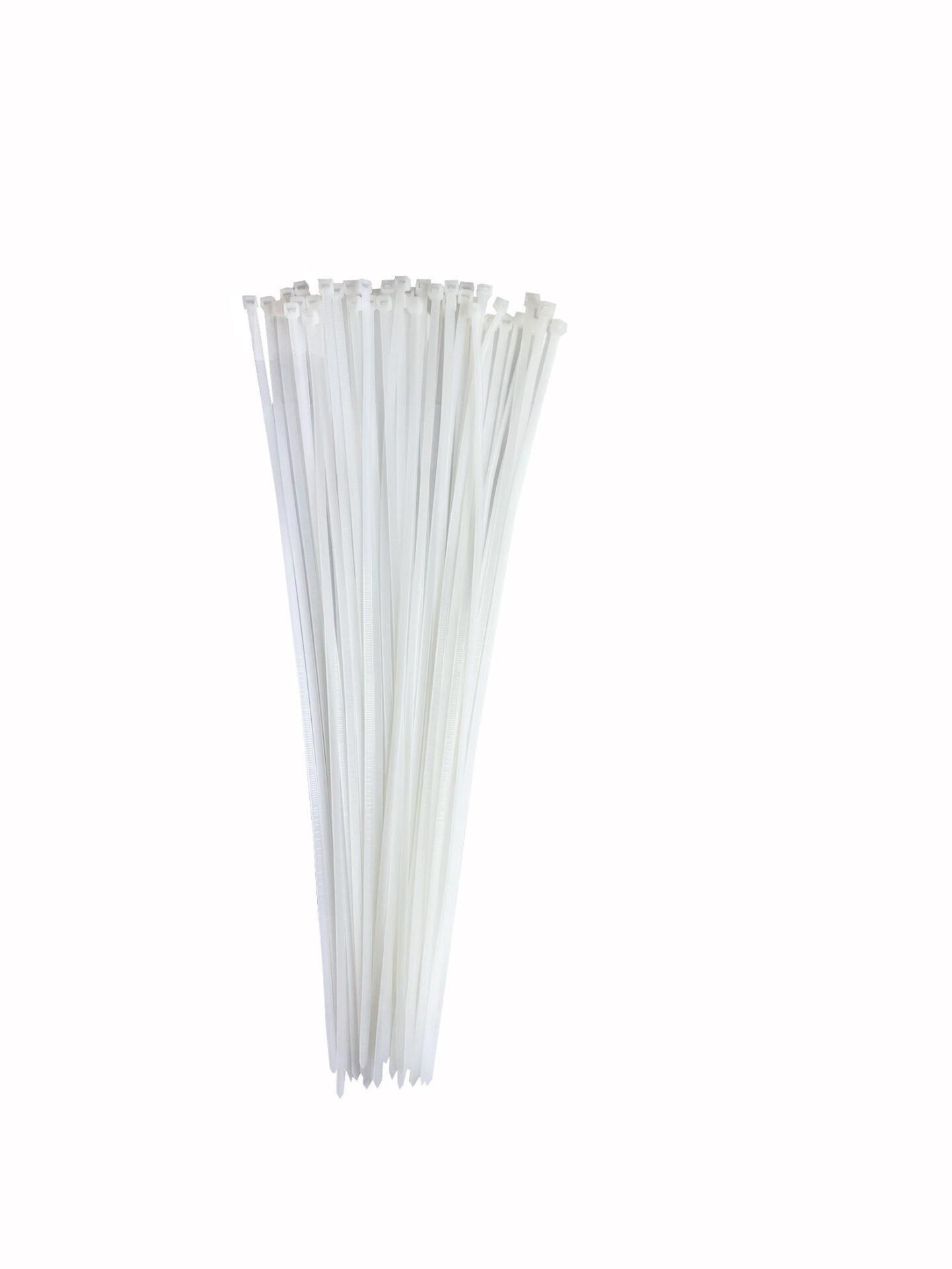 10 PACOTE ABRAÇADEIRAS DE NYLON BRANCA 4,8X380MM C/ 50 UNID