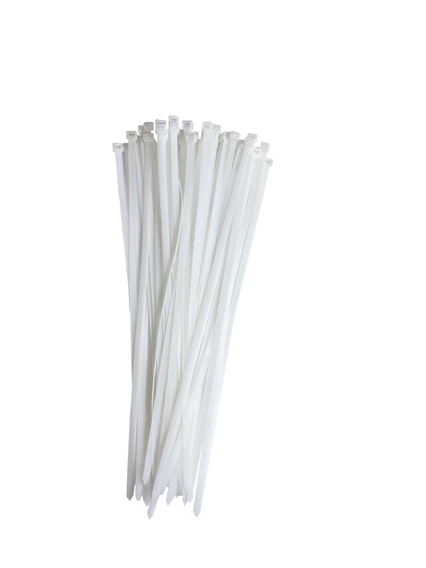 1 PACOTE ABRAÇADEIRAS DE NYLON BRANCA 7,6X400MM C/ 50 UNID