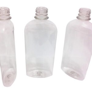 16 Frascos Plástico Cristal Pet 400ml Vazios Sem Tampas Min