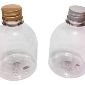 226 Frascos Plástico Cristal Pet 300ml Tampa Aluminio S/ Sab