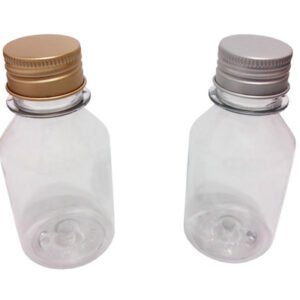 196 Frascos Plástico Cristal Pet 100ml C Tampa Aluminio S/ F