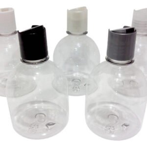226 Frascos Plástico Cristal Pet 300ml C/ Tampa Disktop Sab