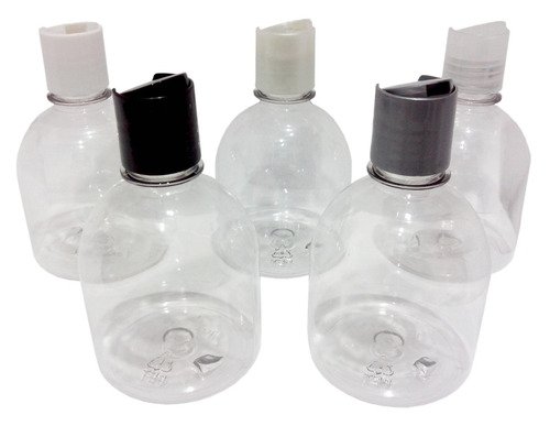226 Frascos Plástico Cristal Pet 300ml C/ Tampa Disktop Sab