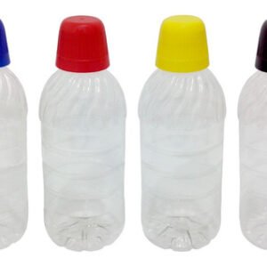 310 Frasco Plástico Cristal Pet 330ml Tamp Dosadora 20ml Suc