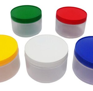 245 Potes Plásticos Incolor De 210ml P/ Mel Com Tampa Rosca