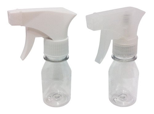 10 Frasco Plástico Cristal Pet 60ml Com Válvula De Gatilho