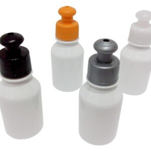 196 Frascos Plástico Branco Pet 100ml C/ Tampa Pushpull Far