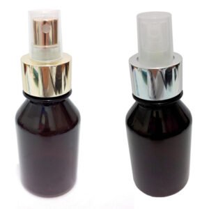 626 Frascos Plásticos Âmbar 100ml Vazios C/ Válvula Spray L