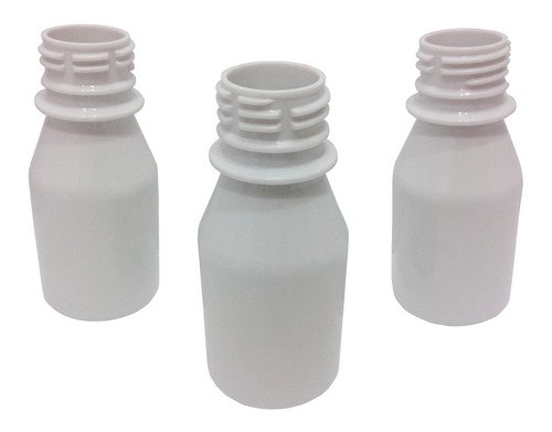 1218 Frascos Plásticos Branco Pet 60ml C/ Tampa Rosca Lacre - Imagem 3