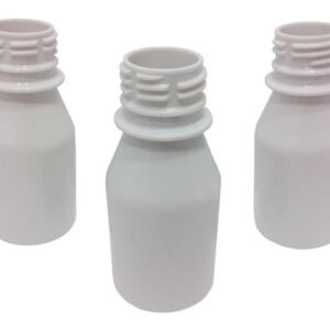 260 Frascos Plásticos Branco Pet De 60ml Vazios Sem Tampas